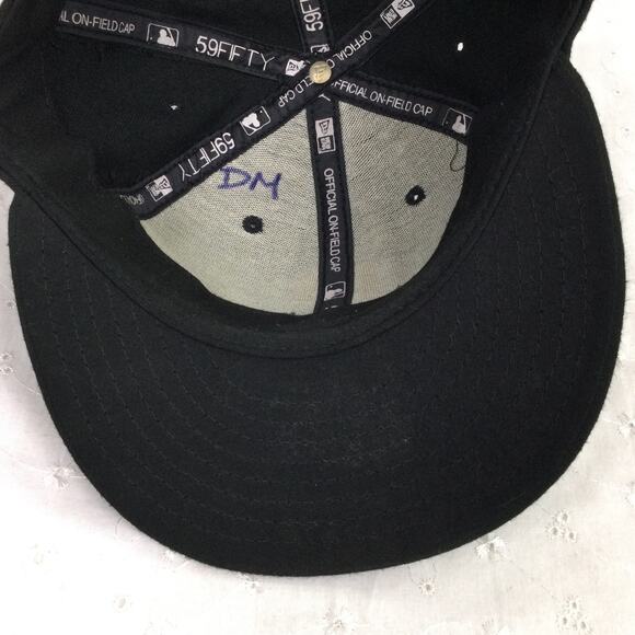 New Era 59Fifty Black Pittsburgh Official on Field Embroidered Logo Fitted Hat 7 - Picture 9 of 14